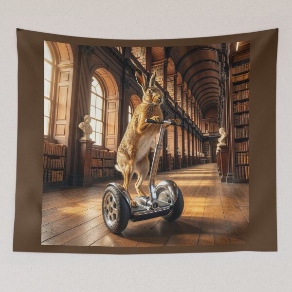 Item preview, Irish Hare Tours Trinity Library in Dublin designed and sold by Tridentulus.