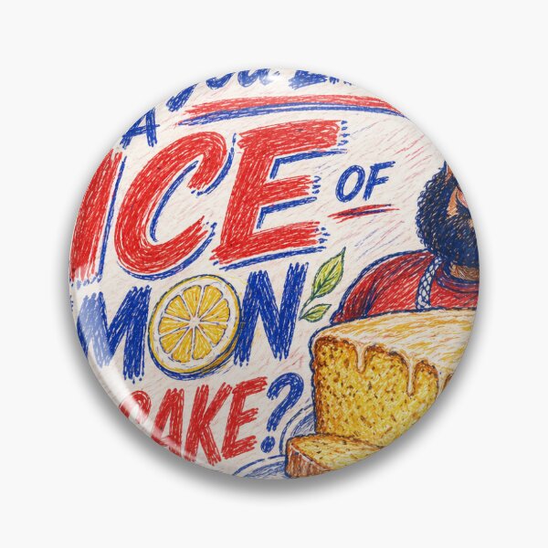 Item preview, Slice of lemon pound cake  designed and sold by ChikaCheryCola.