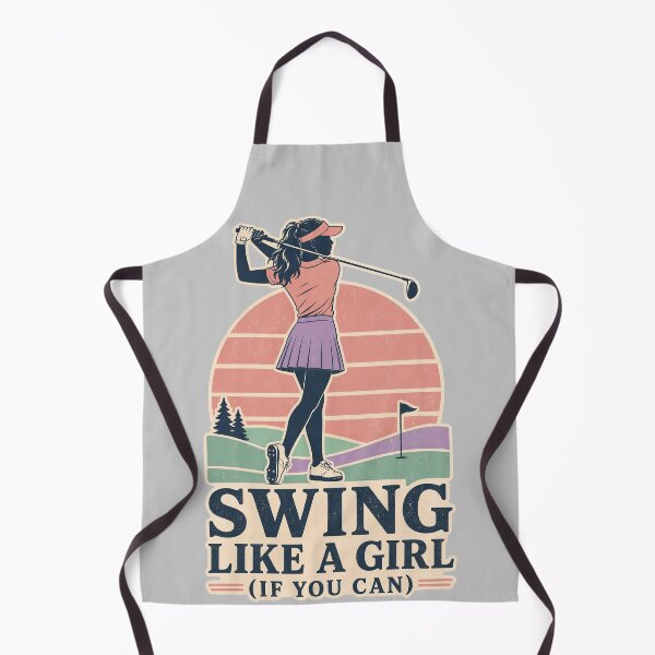 Item preview,  Funny Women's Golf - Swing like a girl- Retro Pastel Golfer Aesthetic designed and sold by BelievingCreate.