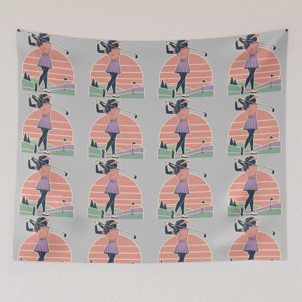 Item preview,  Funny Women's Golf - Swing like a girl- Retro Pastel Golfer Aesthetic designed and sold by BelievingCreate.