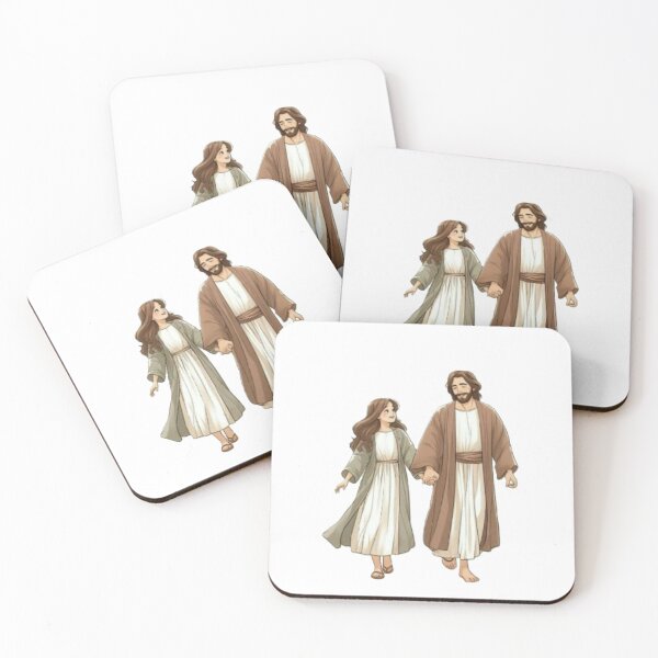 Item preview, Walking With Jesus Faith Christian Aesthetic Design designed and sold by Yvisimplelife.
