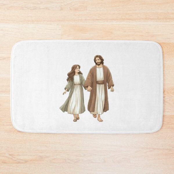 Item preview, Walking With Jesus Faith Christian Aesthetic Design designed and sold by Yvisimplelife.