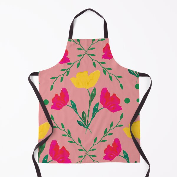 Item preview, Pink version of Vibrant spring pattern with tulips  designed and sold by studiodrchicken.