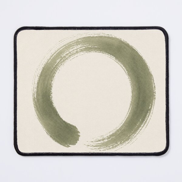 Item preview, Sage Green Zen Ensō Circle Minimal Art designed and sold by TheSlowShore.