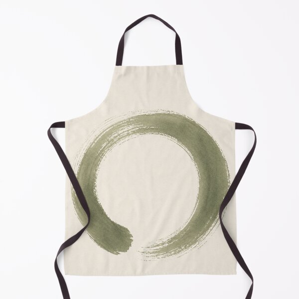 Item preview, Sage Green Zen Ensō Circle Minimal Art designed and sold by TheSlowShore.