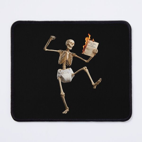 Item preview, DANCING SKELETON WEARING DIAPER designed and sold by 500 TON.