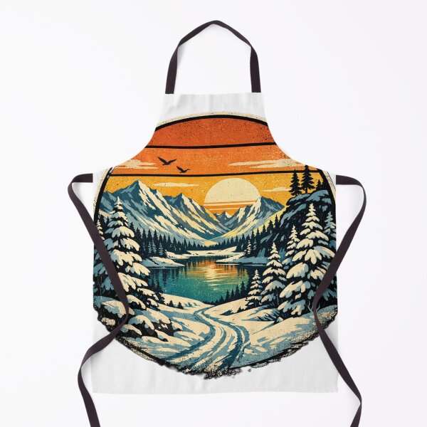 Item preview, Winter sunset in an alpine valley designed and sold by JuViRo.