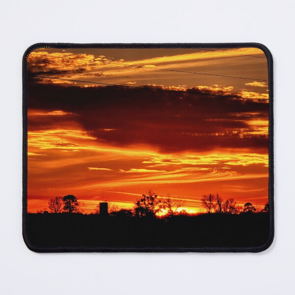 Item preview, Fiery Sunset Over Silhouetted Trees designed and sold by Stacey's unpromised.