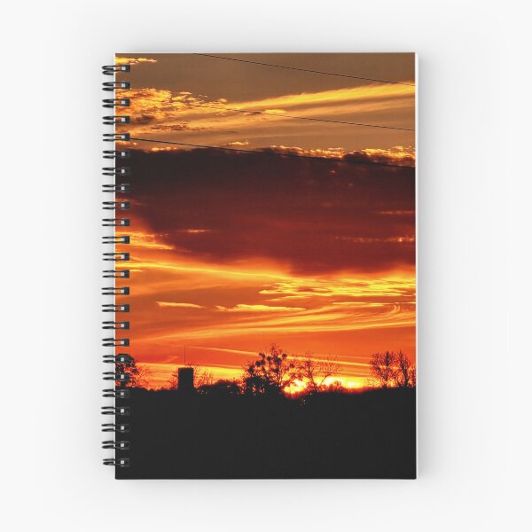 Item preview, Fiery Sunset Over Silhouetted Trees designed and sold by Stacey's unpromised.