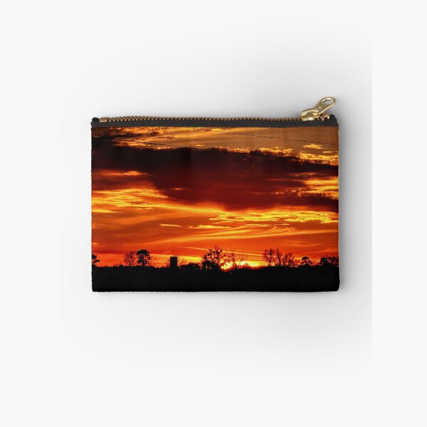 Item preview, Fiery Sunset Over Silhouetted Trees designed and sold by Stacey's unpromised.