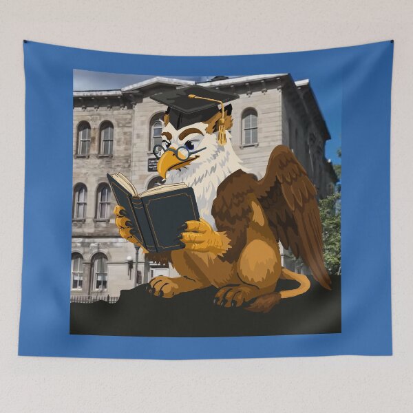 Item preview, Mortar Board & Book Griffin designed and sold by KlakkDrawsStuff.