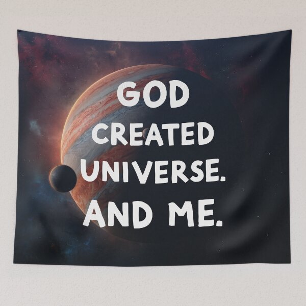 Item preview, God Created the Universe And Me – Creation designed and sold by Original Christians.
