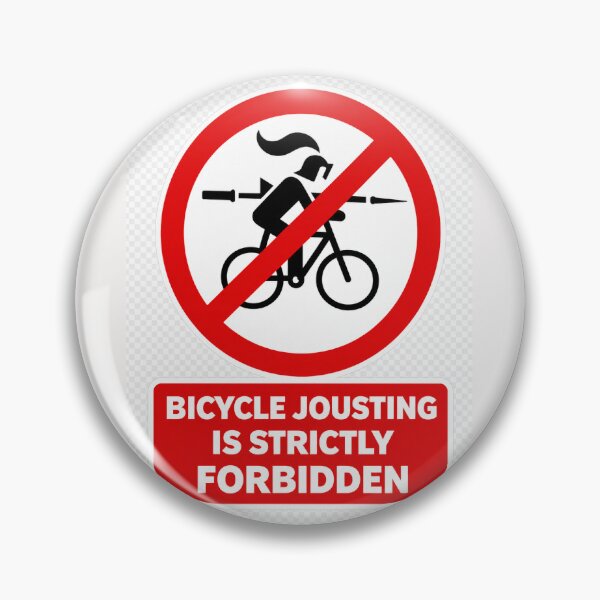 Item preview, No Bicycle Jousting designed and sold by JadeSherwood.