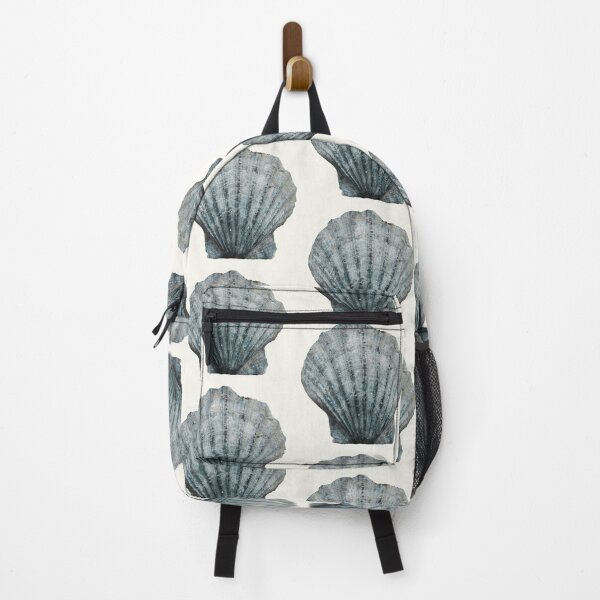 Item preview, Vintage Linen Seashell - Artistic Blue Shell Illustration designed and sold by Kapsula2023.