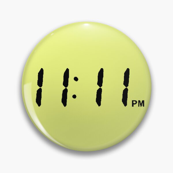 Item preview, 11:11 PM Make a Wish Minimalist Digital Clock designed and sold by AstronautMerch.