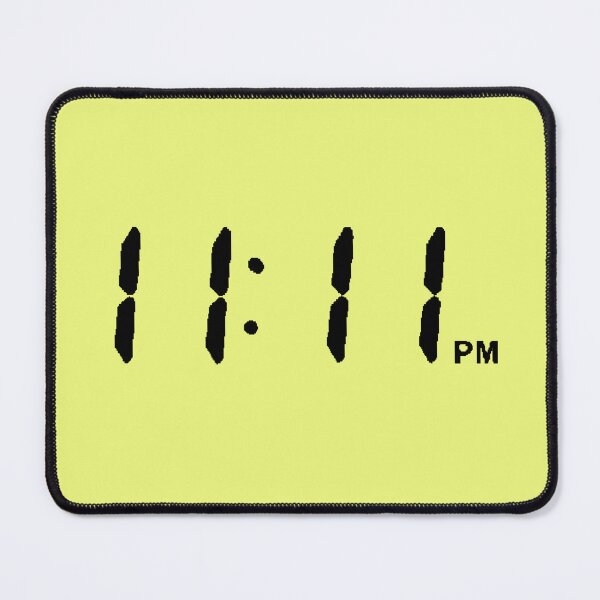 Item preview, 11:11 PM Make a Wish Minimalist Digital Clock designed and sold by AstronautMerch.