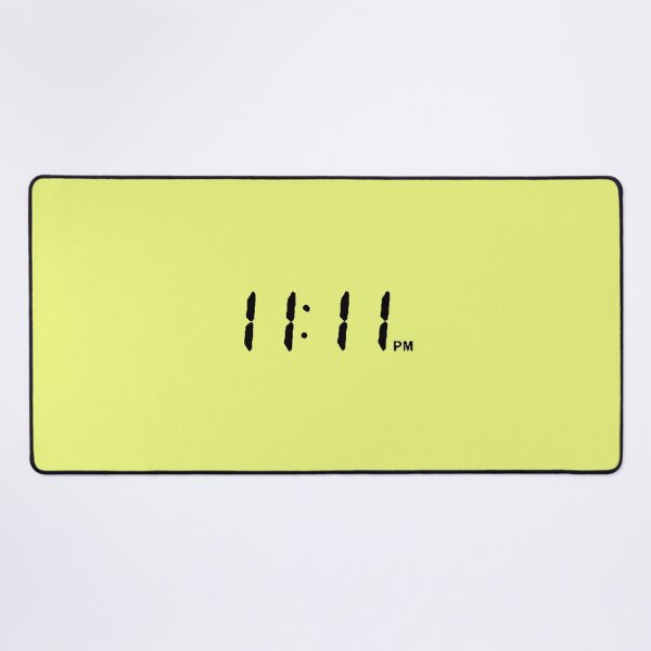 Item preview, 11:11 PM Make a Wish Minimalist Digital Clock designed and sold by AstronautMerch.