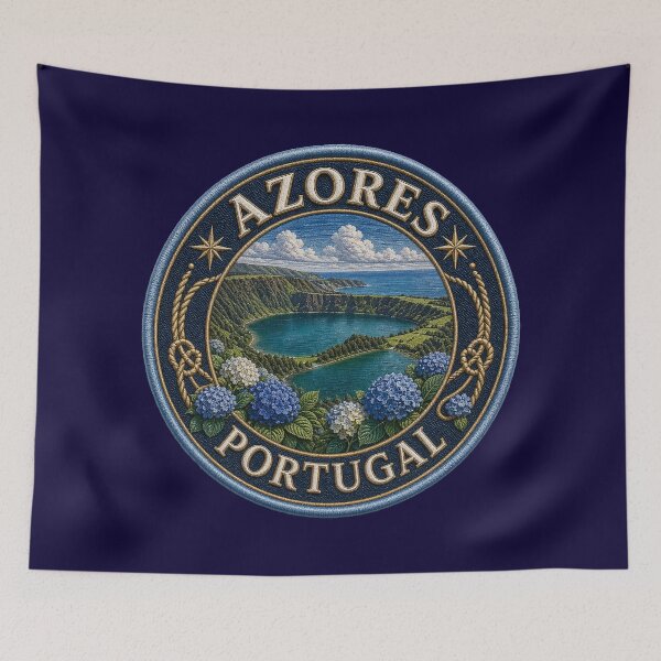 Item preview, Azores, Portugal – Crater lakes, hydrangeas & Atlantic landscape designed and sold by Girih.