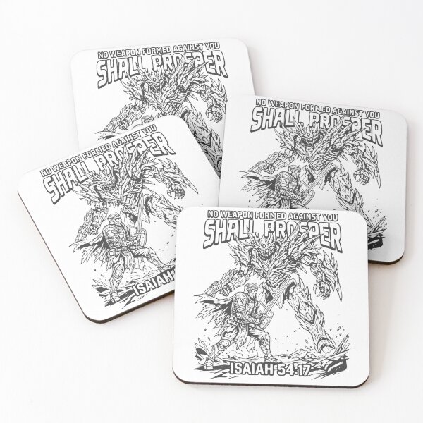 Item preview, Isaiah 54:17 Spiritual Warfare Knight Art designed and sold by klyngiant.