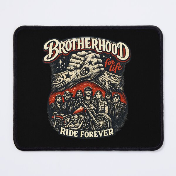 Item preview, Brotherhood for Life Ride Forever – Vintage Biker Brotherhood Motorcycle designed and sold by SidTastic .