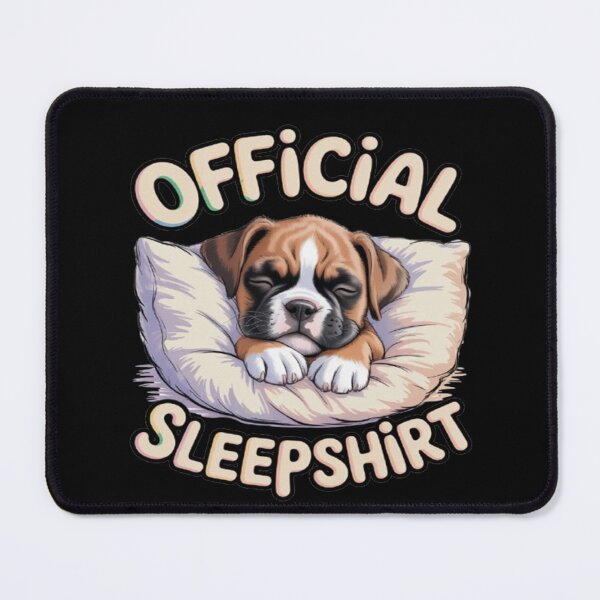 Item preview, Humorous Funny Boxer Puppy Art Design Official Sleepshirt designed and sold by fantasticdesign.