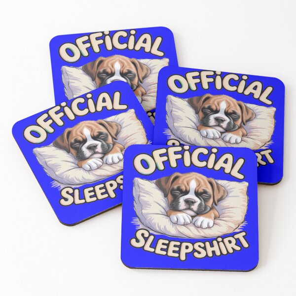 Item preview, Humorous Funny Boxer Puppy Art Design Official Sleepshirt designed and sold by fantasticdesign.