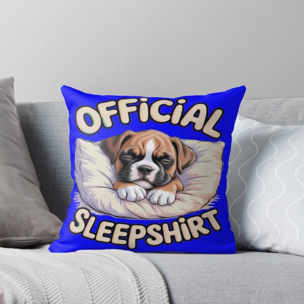 Item preview, Humorous Funny Boxer Puppy Art Design Official Sleepshirt designed and sold by fantasticdesign.