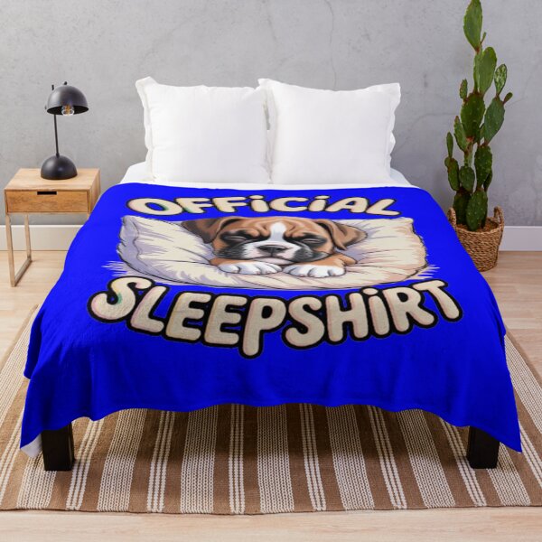 Item preview, Humorous Funny Boxer Puppy Art Design Official Sleepshirt designed and sold by fantasticdesign.