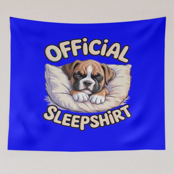Item preview, Humorous Funny Boxer Puppy Art Design Official Sleepshirt designed and sold by fantasticdesign.