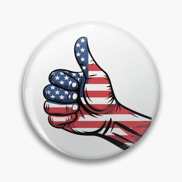 Item preview, Thumbs Up with American Flag Design designed and sold by jkrphoto.