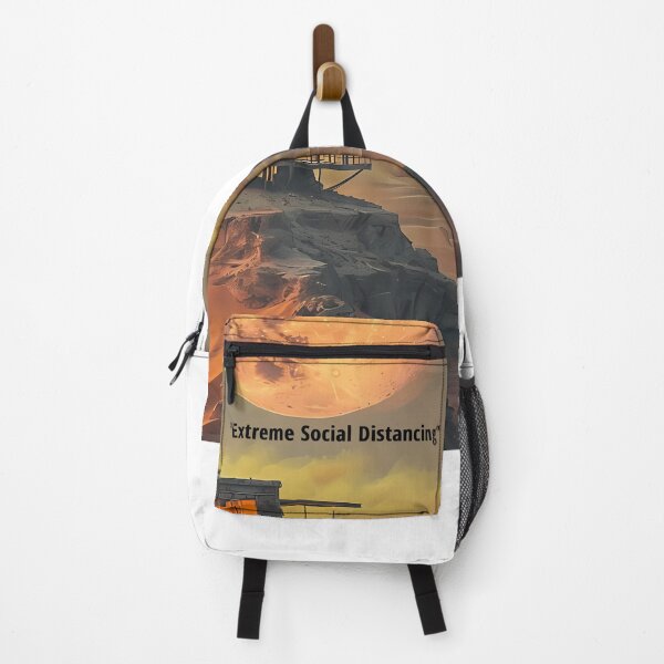 Item preview, Extreme Social Distancing - Desert Outpost Art designed and sold by Modern Nest Art.