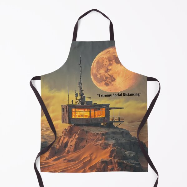 Item preview, Extreme Social Distancing - Desert Outpost Art designed and sold by Modern Nest Art.