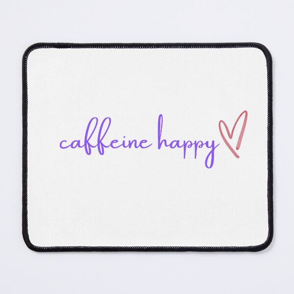 Item preview, Caffeine Happy Handwritten Script Art designed and sold by VibeoCanvasShop.