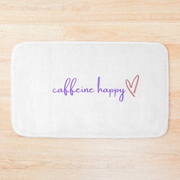 Item preview, Caffeine Happy Handwritten Script Art designed and sold by VibeoCanvasShop.