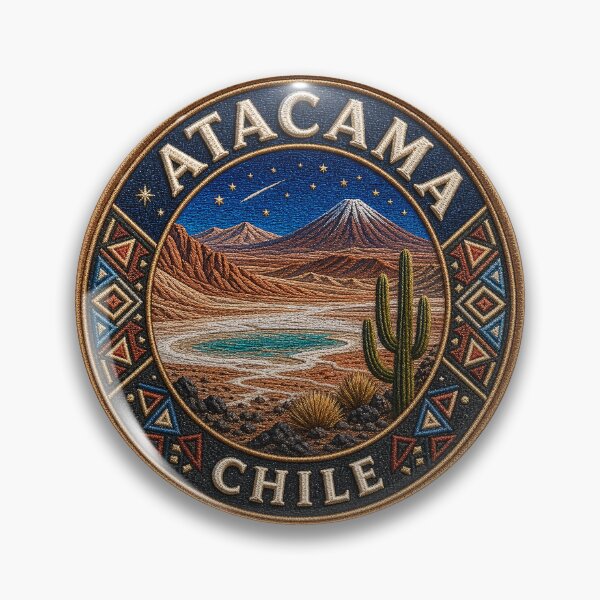 Item preview, Atacama, Chile – Cactus, Lagoon & Starry Sky designed and sold by Girih.