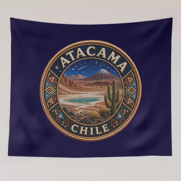 Item preview, Atacama, Chile – Cactus, Lagoon & Starry Sky designed and sold by Girih.
