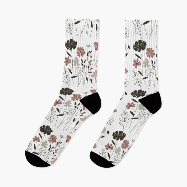Item preview, Boho Floral Wildflower Design, Neutral Earth Tone Aesthetic, Cottagecore Style designed and sold by NovaNookStudio.