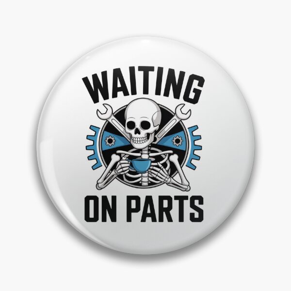 Item preview, Waiting On Parts — Skeleton Mechanic Coffee Shirt V28 designed and sold by DarylWelsh2024.