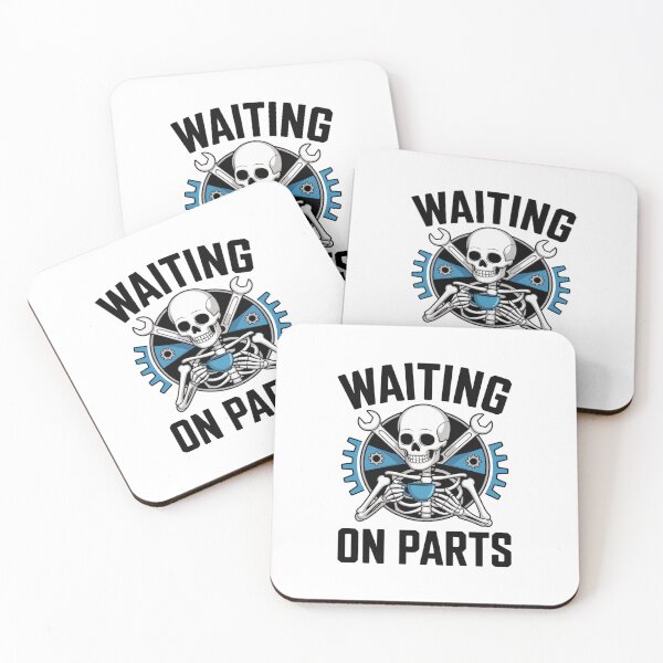 Item preview, Waiting On Parts — Skeleton Mechanic Coffee Shirt V28 designed and sold by DarylWelsh2024.