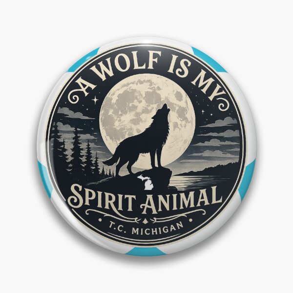 Item preview, A wolf is my spirit animal  designed and sold by FreshWaterWares.