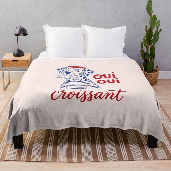 Item preview, Oui Oui Croissant Dog (Dalmatian) designed and sold by shellle in the ocean.