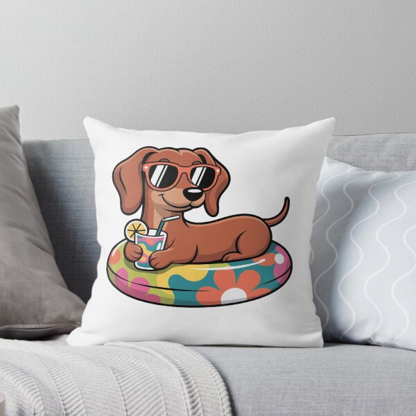 Item preview, Sunglasses Dachshund on Pool Float designed and sold by jkrphoto.