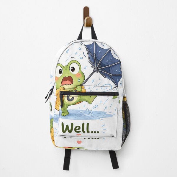 Item preview, Cute Frog Umbrella Flip Rain Chaos Moment designed and sold by Sadia Jannat.
