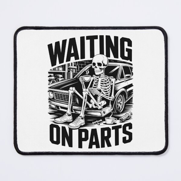 Item preview, Waiting On Parts — Skeleton Mechanic Coffee Shirt V29 designed and sold by DarylWelsh2024.
