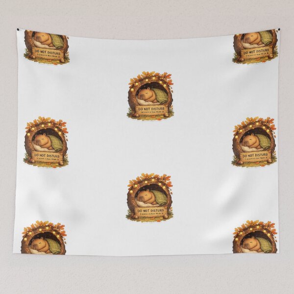 Item preview, Cozy Capybara Art – Do Not Disturb Introvert Rest Mode designed and sold by Dinaelsherkawy.