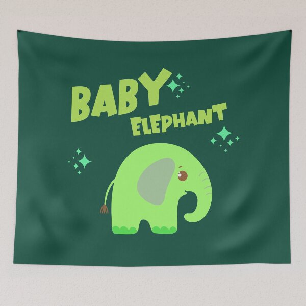 Item preview, baby elephant designed and sold by KIDS-PRINTS.