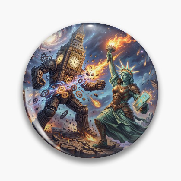 Item preview, BIG BEN AND THE STATUE OF LIBERTY designed and sold by 500 TON.