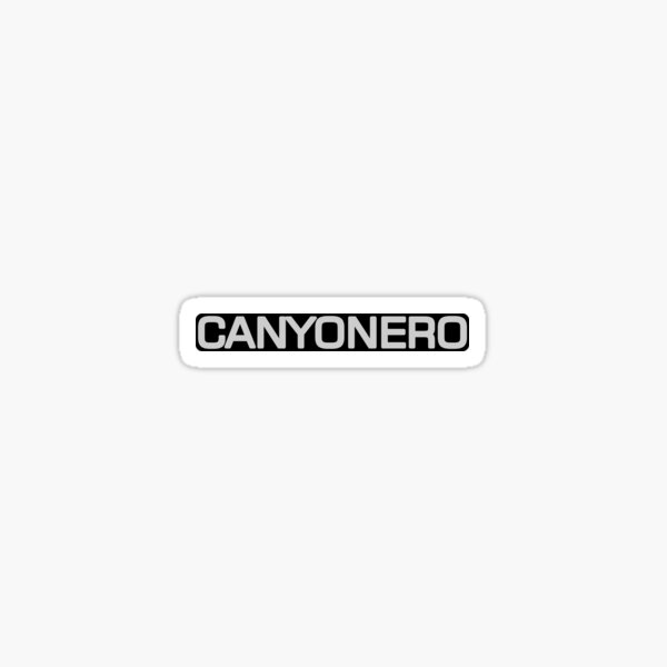 Etiqueta del coche de Canyonero Pegatina