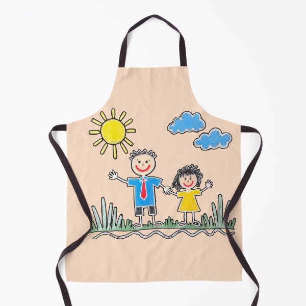 Item preview, Child’s Crayon Drawing Family Art designed and sold by PriyaMagic.