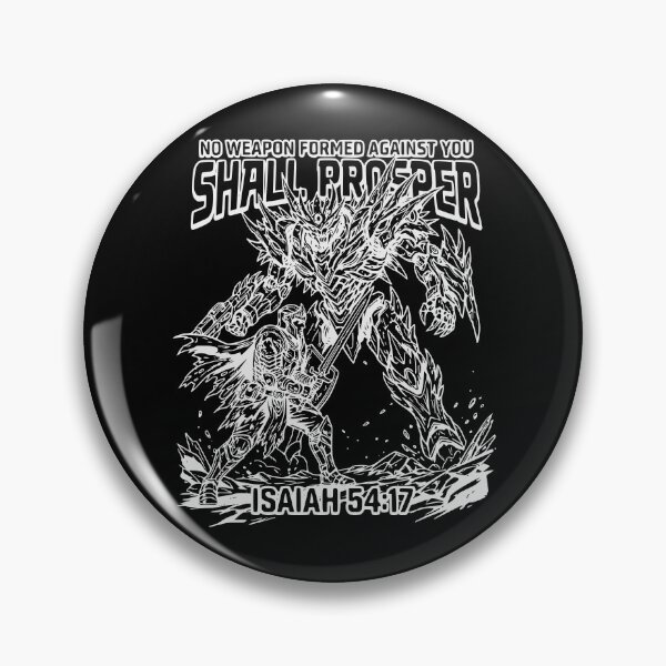 Item preview, Isaiah 54:17 Spiritual Warfare Knight Art designed and sold by klyngiant.
